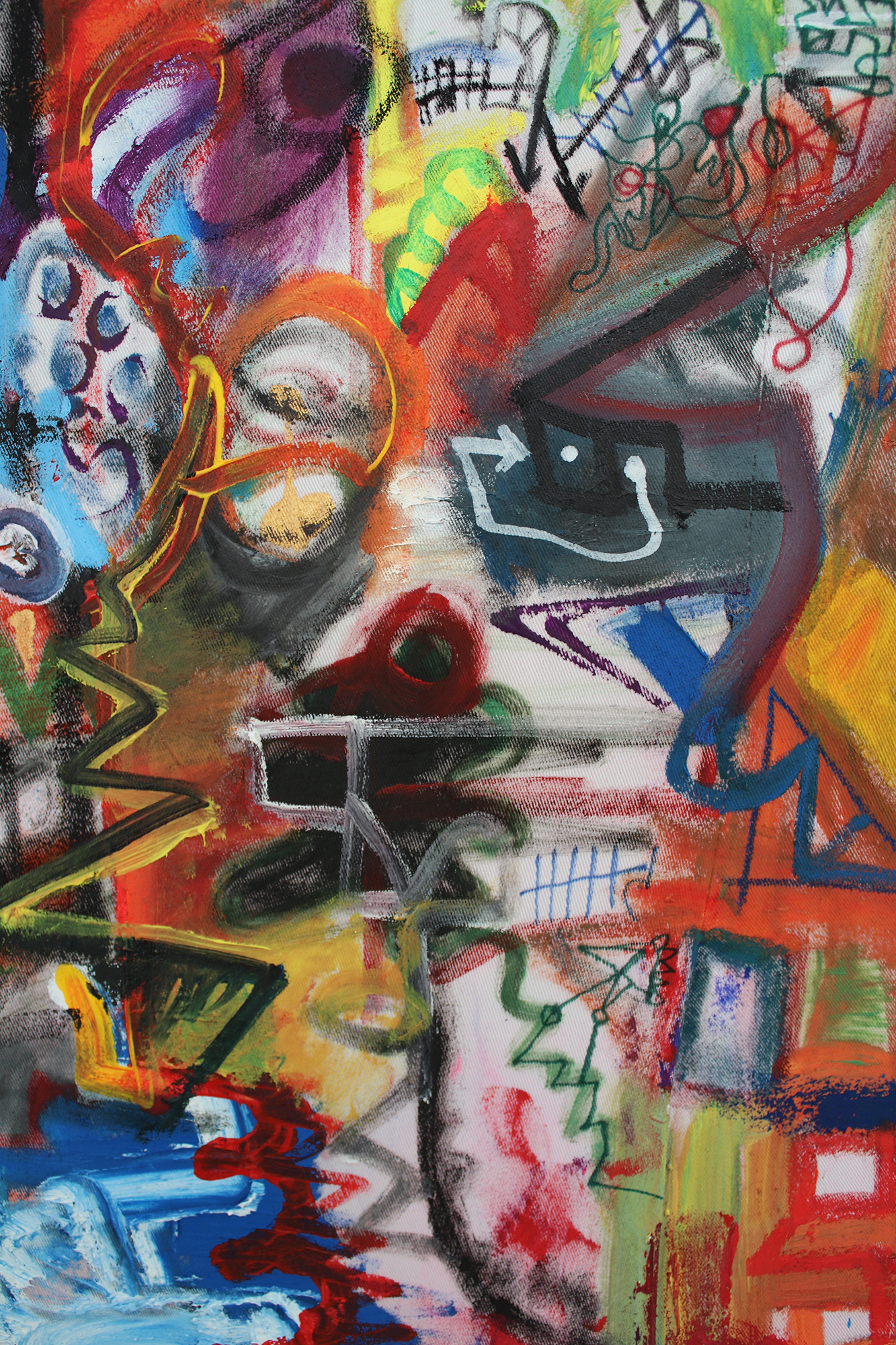 Lustrous Felon (xanthic yellow) 60x60cm_ Luca Bosani detail 3